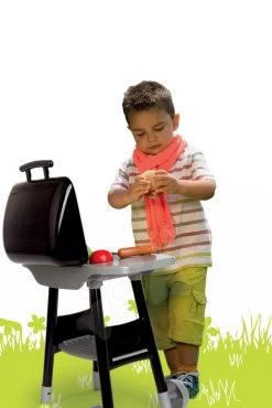 Set Häuschen Pretty Blue Smoby Mit Schiebeladen Und Küche Barbecue Grill Auf Rädern Ab 24 Monaten -Spielzeug Theater Verkäufe 024497 e smoby grill