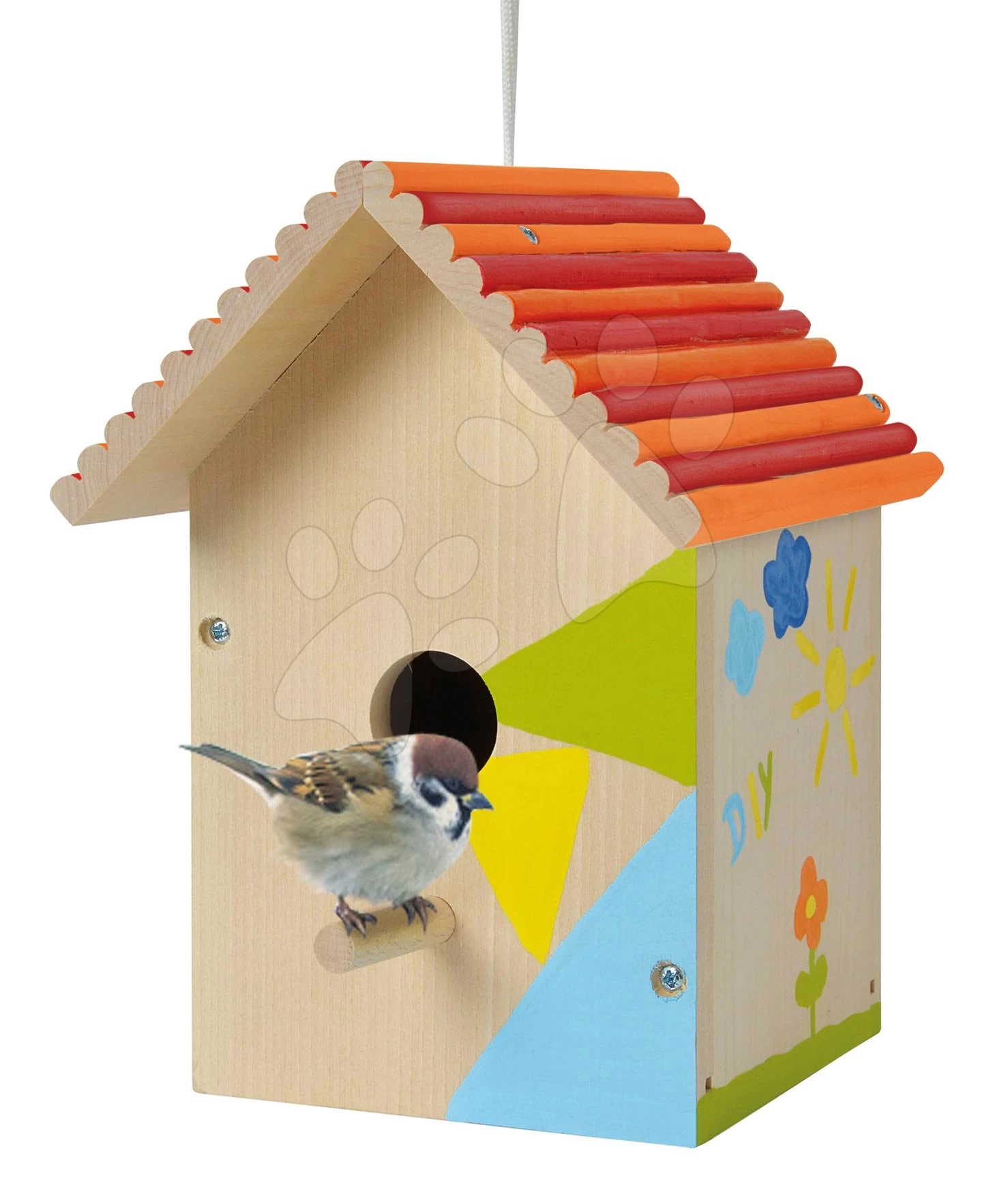 Set Spielhaus Der Freunde Von Smoby Mit Spielküche Und Vogelhäuschen Aus Holz Mit Eichhörnchenfutter 2 Set Spielhaus Der Freunde Von Smoby Mit Spielküche Und Vogelhäuschen Aus Holz Mit Eichhörnchenfutter – Bild 2