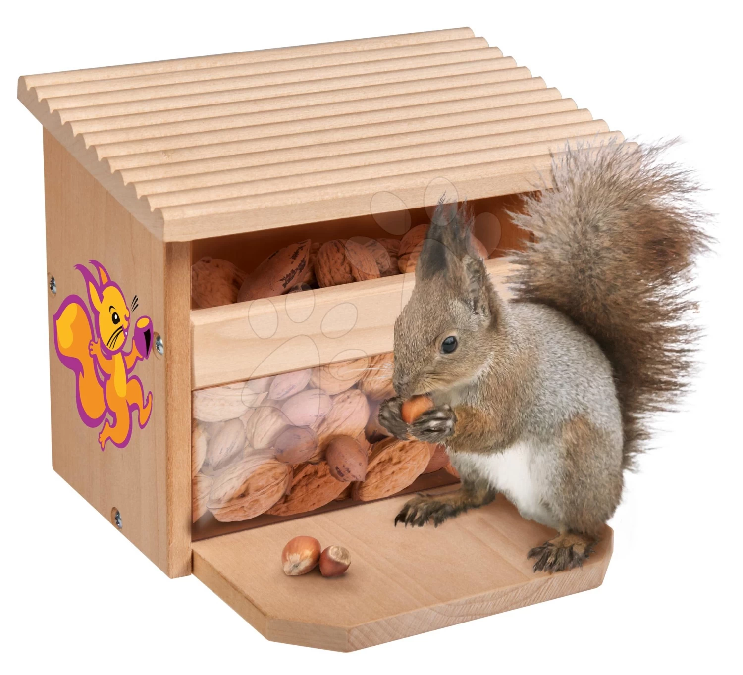 Set Spielhaus Der Freunde Von Smoby Mit Spielküche Und Vogelhäuschen Aus Holz Mit Eichhörnchenfutter 1 Set Spielhaus Der Freunde Von Smoby Mit Spielküche Und Vogelhäuschen Aus Holz Mit Eichhörnchenfutter