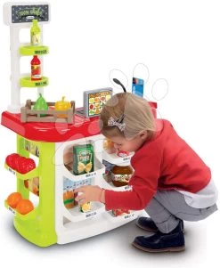 Set Häuschen Pretty Nature Smoby Mit Sommerküche Und Lebensmittelgeschäft Supershop Und Körbchen Ab 24 Monaten -Spielzeug Theater Verkäufe 1691 d ecoiffier obchod