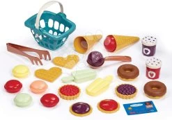 Set Häuschen Blue Smoby Mit Sommerküche Und Wagen Délices Mit Körbchen Ab 24 Monaten -Spielzeug Theater Verkäufe 1692 b ecoiffier stanok 1