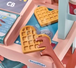 Set Häuschen Mit Gartenrestaurant Chef House DeLuxe Smoby Und Gemüse Bio-Stand Mit Eiswagen Und Lebensmittel -Spielzeug Theater Verkäufe 1692 c ecoiffier stanok 1