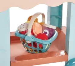 Set Häuschen Blue Smoby Mit Sommerküche Und Wagen Délices Mit Körbchen Ab 24 Monaten -Spielzeug Theater Verkäufe 1692 d ecoiffier stanok 2