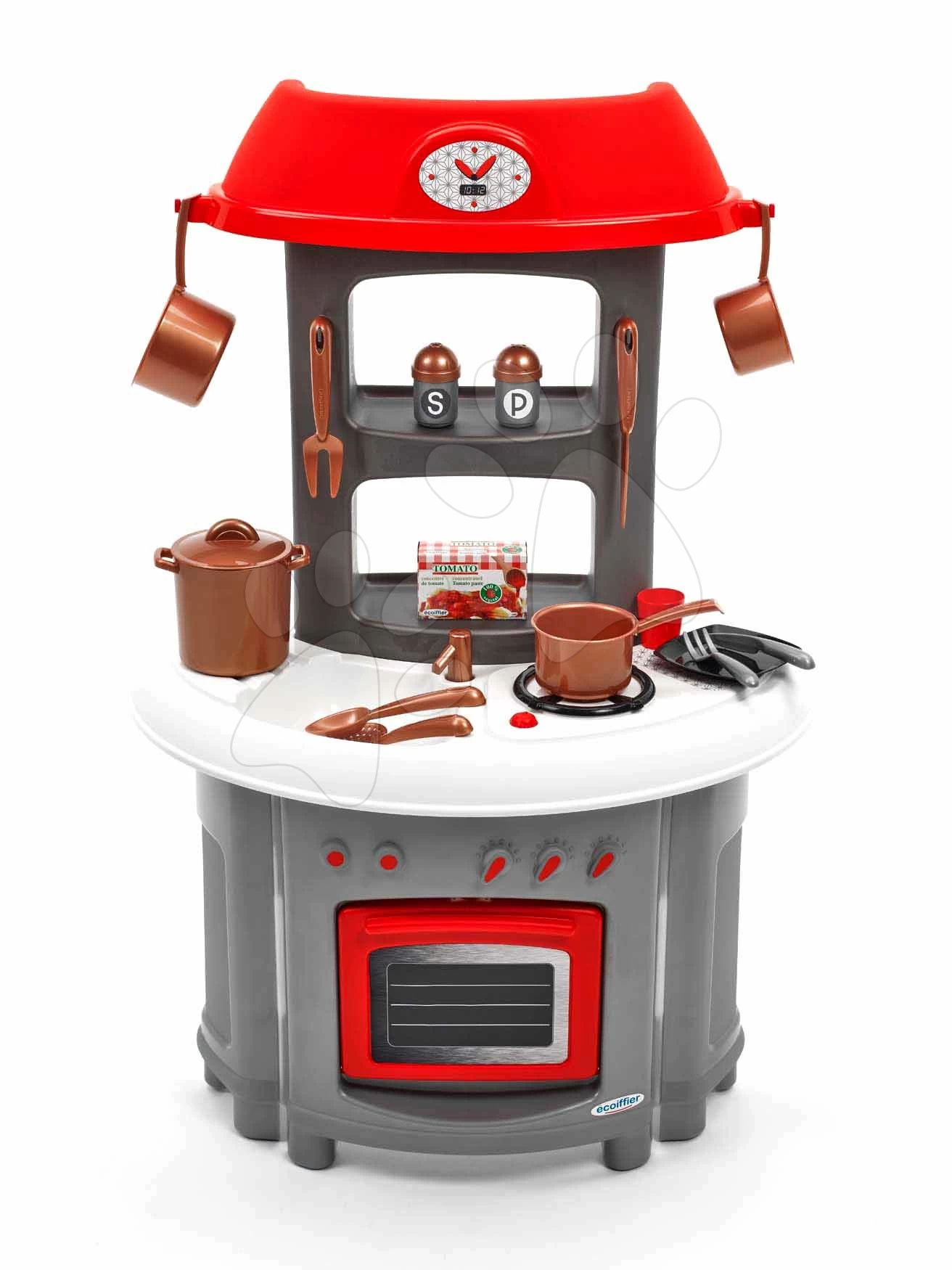 Set Häuschen Lovely Mit 3 Fenstern Und 2 Jalousien Smoby- Rot Und Küche100% Chef Pro Cook Mit Theke Und Zubehör Ab 2 Jahren 6 Set Häuschen Lovely Mit 3 Fenstern Und 2 Jalousien Smoby- Rot Und Küche100% Chef Pro Cook Mit Theke Und Zubehör Ab 2 Jahren – Bild 6