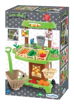 Set Häuschen Pretty Blue Smoby Mit Sommerküche Und Gemüseständer 100% Chef Mit 40 Zubehörteilen Ab 24 Monaten -Spielzeug Theater Verkäufe 1741 e ecoiffier obchod