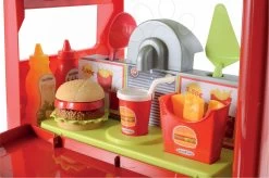 Set Häuschen Gärtner Neo Floralie Smoby Mit Küche Und Wagen Mit Eis Und Burgern -Spielzeug Theater Verkäufe 1764 g ecoiffier zmrzlinarsky vozik