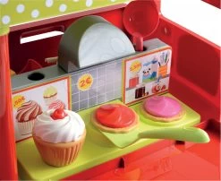 Set Häuschen My Neo House DeLuxe Smoby Mit Elektronischer Klingel Und Wagen Mit Eis Und Burgern Ab 2 Jahren -Spielzeug Theater Verkäufe 1764 h ecoiffier zmrzlinarsky vozik 1