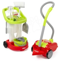 Set Häuschen Lovely Smoby Mit Reinigungswagen Und Staubsauger -Spielzeug Theater Verkäufe 1775 a ecoiffier upratovanie