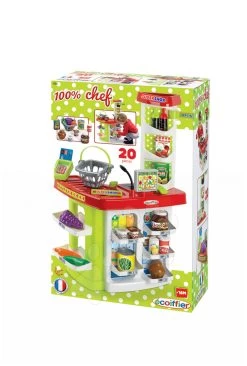 Set Häuschen Lovely Smoby Mit Küche Und Supermarkt Mit Einkaufswagen -Spielzeug Theater Verkäufe 1784 d ecoiffier obchod