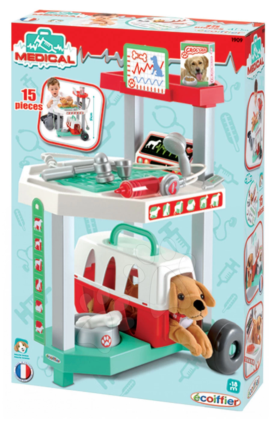 Set Häuschen Gärtner Neo Floralie Smoby Mit Küche Und Tierklinik Mit Hund Im Körbchen 12 Set Häuschen Gärtner Neo Floralie Smoby Mit Küche Und Tierklinik Mit Hund Im Körbchen – Bild 12