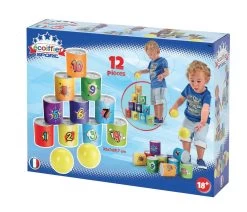 Set Häuschen Pretty Blue Smoby Mit Sommerküche Und Dosenpyramide 4 Stück Ab 24 Monaten -Spielzeug Theater Verkäufe 194 e ecoiffier pyramida