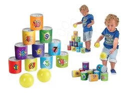 Set Häuschen Pretty Blue Smoby Mit Sommerküche Und Dosenpyramide 4 Stück Ab 24 Monaten -Spielzeug Theater Verkäufe 194 g ecoiffier pyramida