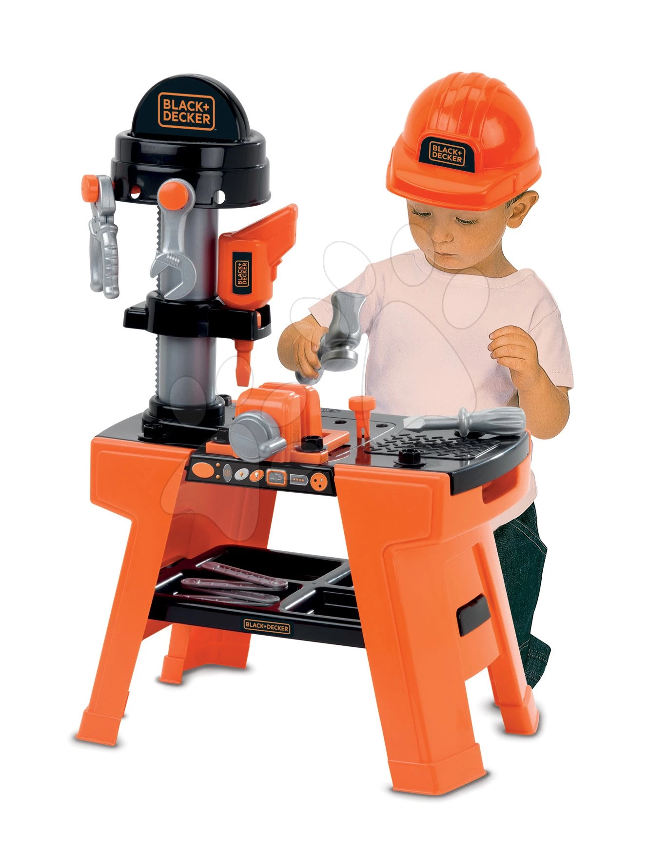 Set Häuschen Lovely Smoby Mit Arbeitstisch Black&Decker Und Werkzeuge Mit Helm 14 Set Häuschen Lovely Smoby Mit Arbeitstisch Black&Decker Und Werkzeuge Mit Helm – Bild 14