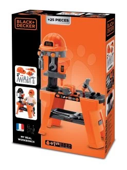 Häuserset Sonne Sunny Smoby Mit Küche Und Garten Mit Black&Decker Werkstatt -Spielzeug Theater Verkäufe 2377 c ecoiffier pracovny stol 1
