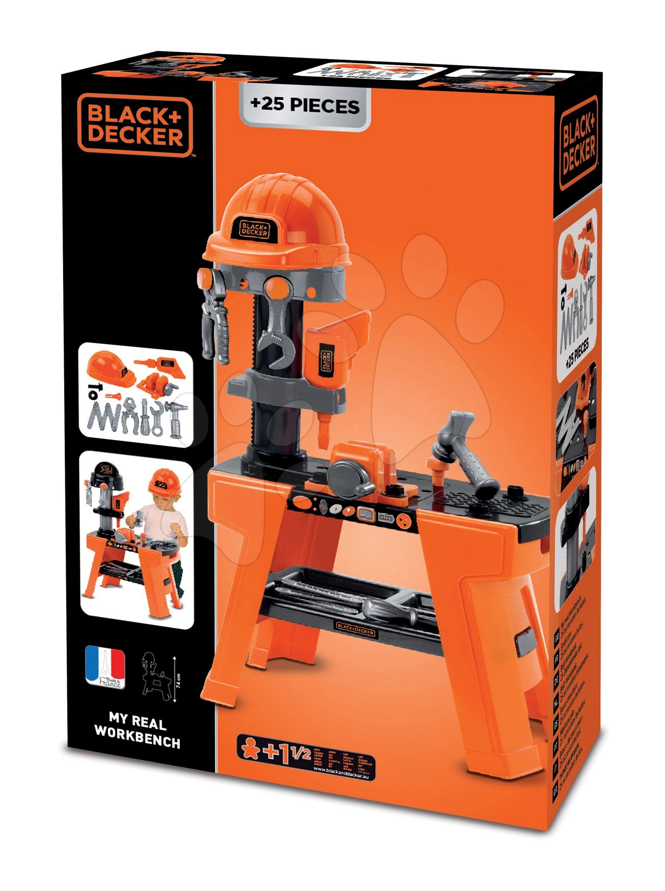 Set Häuschen Lovely Smoby Mit Arbeitstisch Black&Decker Und Werkzeuge Mit Helm 15 Set Häuschen Lovely Smoby Mit Arbeitstisch Black&Decker Und Werkzeuge Mit Helm – Bild 15