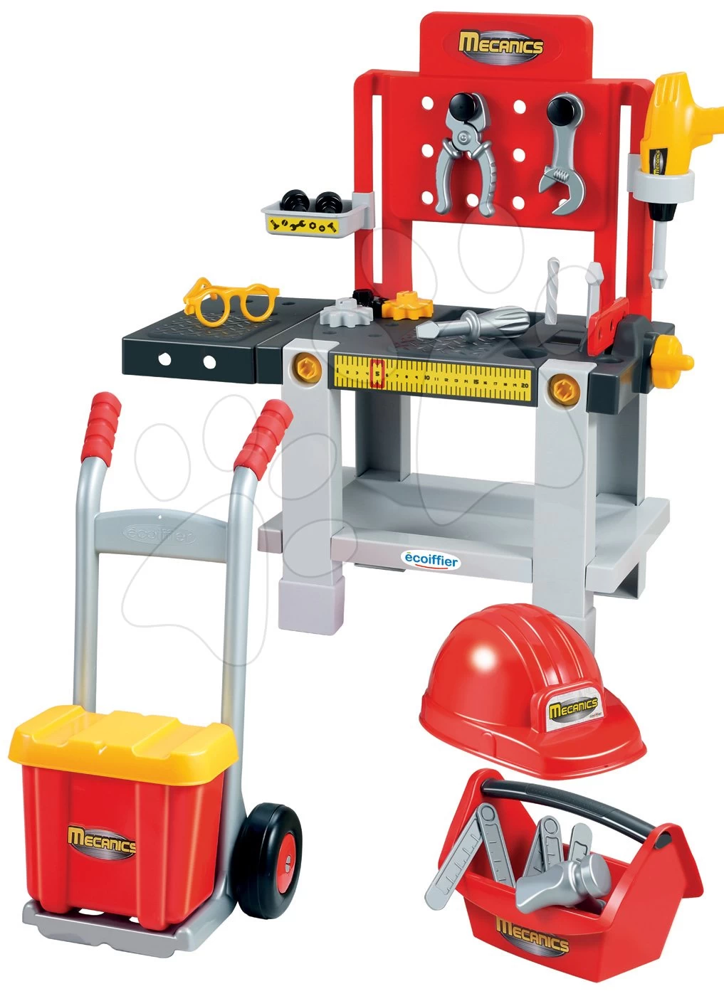 Set Häuschen Jolie Mit 3 Fenstern Und 2 Jalousien Smoby Blau Und Werkstatt Mecanics Mit Aktentasche Und Helm Ab 2 Jahren 10 Set Häuschen Jolie Mit 3 Fenstern Und 2 Jalousien Smoby Blau Und Werkstatt Mecanics Mit Aktentasche Und Helm Ab 2 Jahren – Bild 10