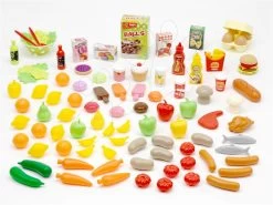 Set Häuschen Pretty Blue Smoby Mit Sommerküche Und Lebensmittelset Für Die Küche 100 Stück Ab 24 Monaten -Spielzeug Theater Verkäufe 2607 a ecoiffier sada potravin