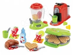 Set Häuschen Pretty Nature Smoby Mit Sommerküche Und Waffeleisen Mit Mixer, Kaffeemaschine Und Waffeln Ab 24 Monaten -Spielzeug Theater Verkäufe 2624 a ecoiffier detsky vaflovac 4