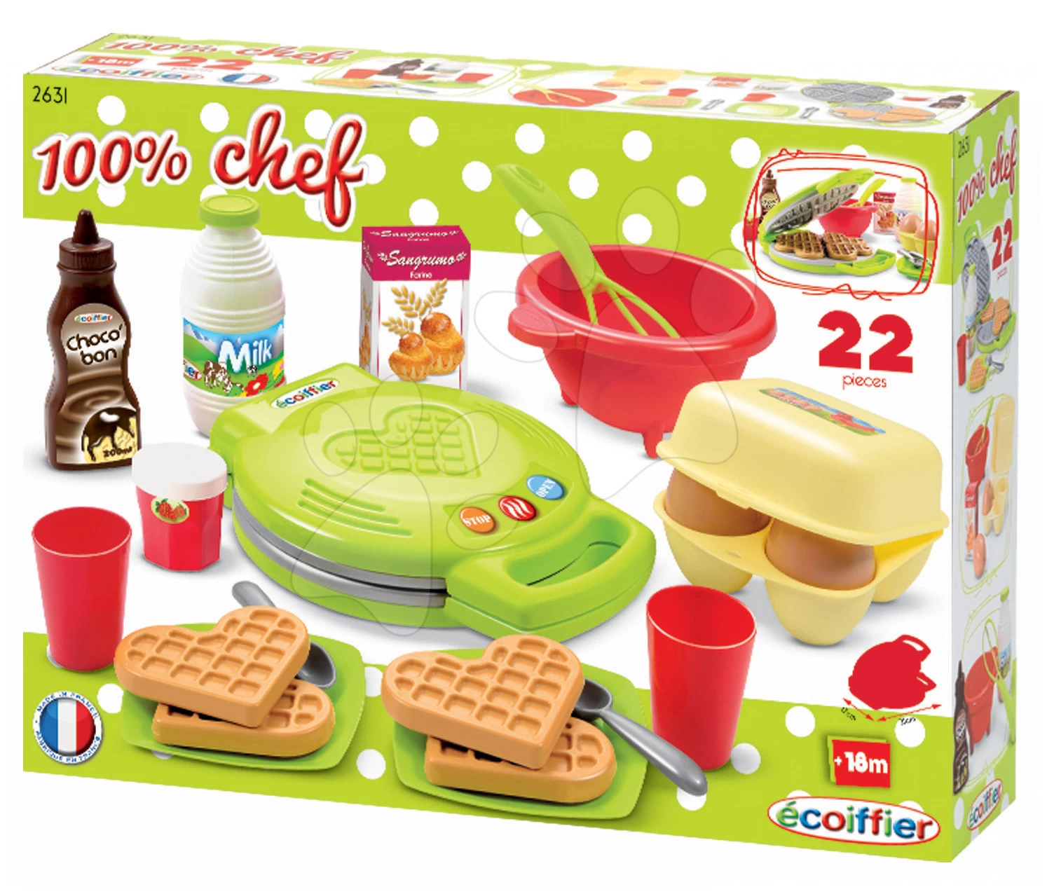 Set Häuschen Gärtner Neo Floralie Smoby Mit Küche Und Waffeleisen Mit Lebensmitteln 13 Set Häuschen Gärtner Neo Floralie Smoby Mit Küche Und Waffeleisen Mit Lebensmitteln – Bild 13