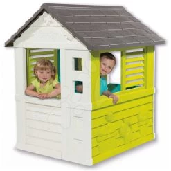 Set Häuschen Pretty Blue Smoby Mit Schiebeladen Und Wasserstraße Im Koffer Mit Staudamm Mit Wasserpumpe Ab 24 Monaten -Spielzeug Theater Verkäufe 310064 c smoby domcek 9