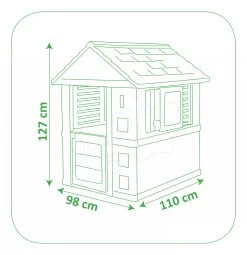 Set Häuschen Pretty Blue Smoby Mit Schiebeladen Und Wasserstraße Im Koffer Mit Staudamm Mit Wasserpumpe Ab 24 Monaten -Spielzeug Theater Verkäufe 310064 g smoby.domcek 2