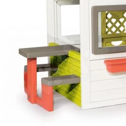 Set Spielhaus Der Freunde Von Smoby Mit Vorgarten Und Liegestuhl Aus Holz Mit Vogelhäuschen -Spielzeug Theater Verkäufe 310209 f smoby domcek 37