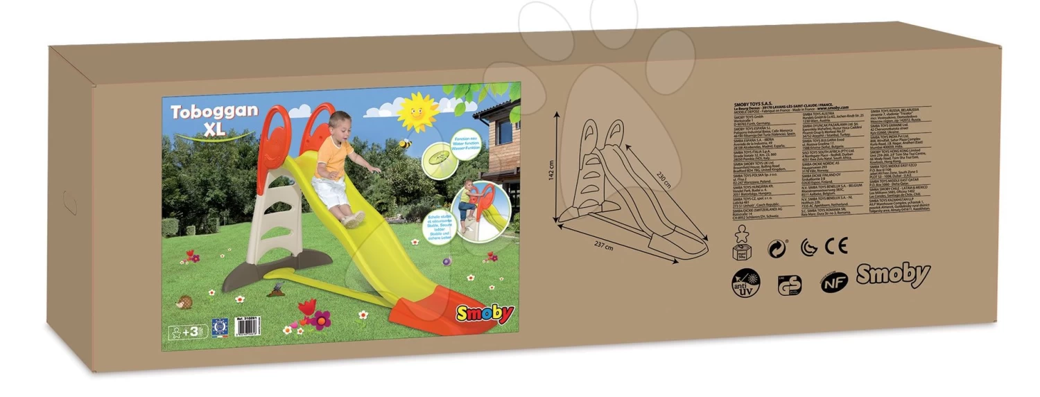 Set Rutsche Toboggan XL Smoby Mit Wasser Länge 230 Cm Und Häusschen Gärtner Floralie Mit Klingel, Spielküche Und Garten 310261-8B 17 Set Rutsche Toboggan XL Smoby Mit Wasser Länge 230 Cm Und Häusschen Gärtner Floralie Mit Klingel, Spielküche Und Garten 310261-8B – Bild 17