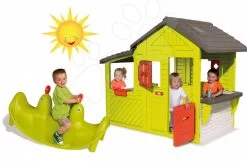 Set Häuschen Gärtner Maison Neo Floralie Smoby Und Schaukel Hund Doppelseitig 37 Set Häuschen Gärtner Maison Neo Floralie Smoby Und Schaukel Hund Doppelseitig -Spielzeug Theater Verkäufe 310300 2 a smoby set