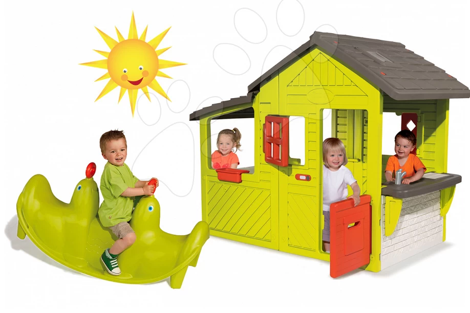 Set Häuschen Gärtner Maison Neo Floralie Smoby Und Schaukel Hund Doppelseitig 18 Set Häuschen Gärtner Maison Neo Floralie Smoby Und Schaukel Hund Doppelseitig – Bild 18