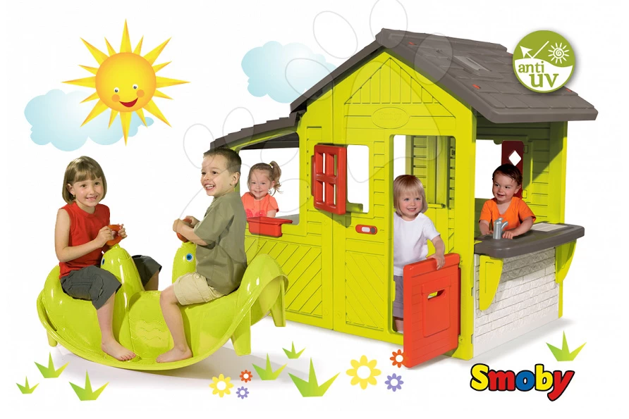 Set Häuschen Gärtner Maison Neo Floralie Smoby Und Schaukel Hund Doppelseitig 17 Set Häuschen Gärtner Maison Neo Floralie Smoby Und Schaukel Hund Doppelseitig – Bild 17