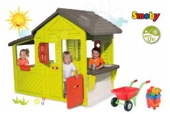 Set Häuschen Maison Neo Floralie Smoby Schubakarren Mit Eimer- Set -Spielzeug Theater Verkäufe 310300 4 b smoby set