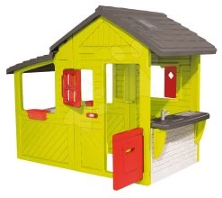 Häuschen Gärtner Maison Neo Floralie Smoby Mit Klingel Und Küchenzeile -Spielzeug Theater Verkäufe 310300 i smoby domcek 1