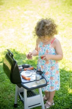 Set Häuschen My Neo House DeLuxe Smoby Mit Klingel Und 2 Türen Und Küche Barbecue Grill Mit Lebensmitteln -Spielzeug Theater Verkäufe 312001 n smoby grill