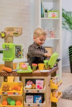 Häuschen Neo Friends House DeLuxe Smoby Mit Bio-Café Und Küche Mit Essbereich Unter Sonnenschirmen -Spielzeug Theater Verkäufe 350214 i smoby coffee house