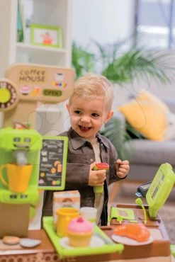 Häuschen Neo Friends House DeLuxe Smoby Mit Bio-Café Und -Küche An Der Straßenecke -Spielzeug Theater Verkäufe 350214 m smoby coffee house