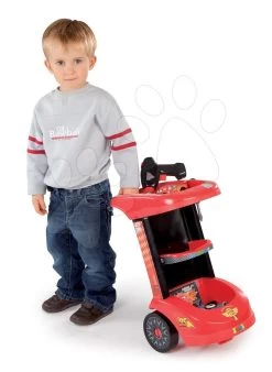 Set Häuschen Nature Smoby Rot Und 3 Fenster 2 Jalousien Und Werkstatt Wagen Cars 3 Ab 24 Mon. -Spielzeug Theater Verkäufe 360209 c smoby cars stolik