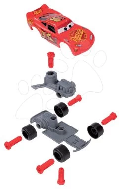 Set Häuschen Nature Smoby Rot Und 3 Fenster 2 Jalousien Und Werkstatt Wagen Cars 3 Ab 24 Mon. -Spielzeug Theater Verkäufe 360209 f smoby cars stolik