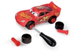 Set Häuschen Nature Smoby Rot, 3 Fenster 2 Jalousien Und Rollladen Und Ein Arbeitstisch Cars Mit Einem Spielzeugauto Ab 24 Mon. -Spielzeug Theater Verkäufe 360310 f smoby stolik