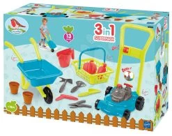 Set Häuschen Der Freunde Von Smoby Mit Vorgarten Und Rasenmäher Und Schubkarren -Spielzeug Theater Verkäufe 4584 b ecoiffier furik kosacka