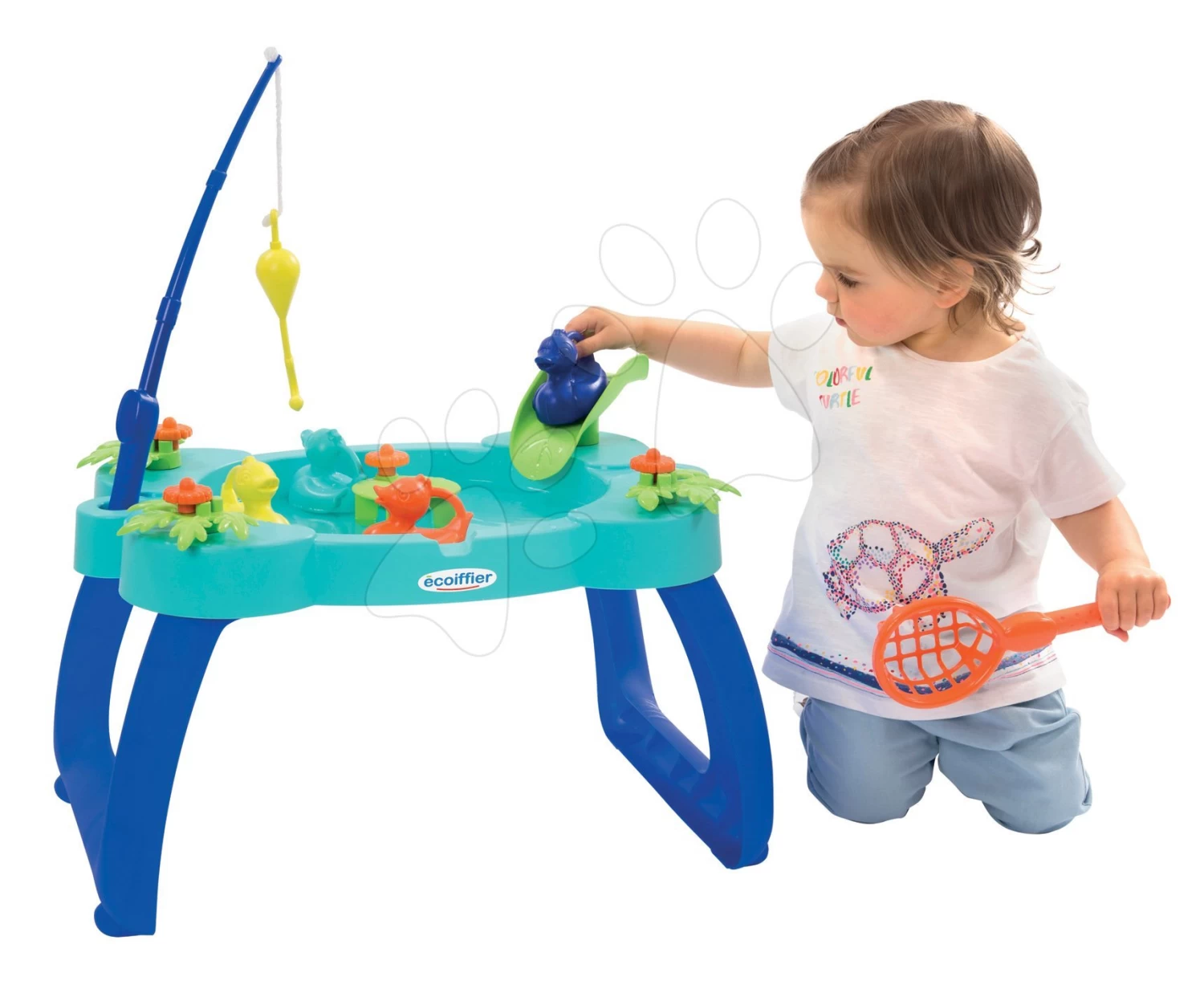 Set Häuschen Jolie Smoby Blau Mit 3 Fenstern Und 2 Jalousien Mit Garten Und Klingel Und Angeltisch Mit Angelrute Und Netz Ab 24 Monaten 9 Set Häuschen Jolie Smoby Blau Mit 3 Fenstern Und 2 Jalousien Mit Garten Und Klingel Und Angeltisch Mit Angelrute Und Netz Ab 24 Monaten – Bild 9