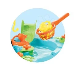 Set Häuschen Der Freunde Von Smoby Mit Vorgarten Und Sandkasten Muschel Zweiteilig Und Angeltisch -Spielzeug Theater Verkäufe 4610 h ecoiffier vodny stolik