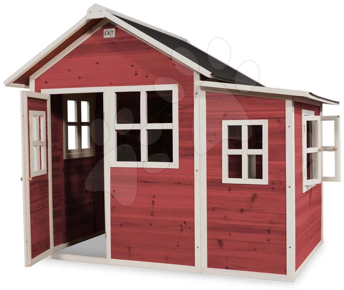 EXIT TOYS EXIT Loft 150 Holzspielhaus - Rot 1 EXIT TOYS EXIT Loft 150 Holzspielhaus - Rot