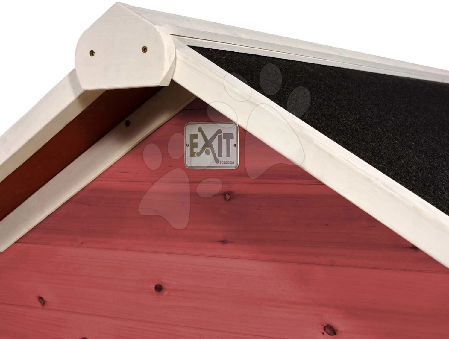 EXIT TOYS EXIT Loft 150 Holzspielhaus - Rot 4 EXIT TOYS EXIT Loft 150 Holzspielhaus - Rot – Bild 4