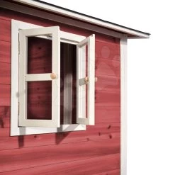 EXIT TOYS EXIT Loft 300 Holzspielhaus - Rot -Spielzeug Theater Verkäufe 50031300 e exittoys domcek