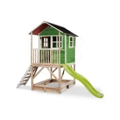 EXIT TOYS EXIT Loft 500 Holzspielhaus - Grün