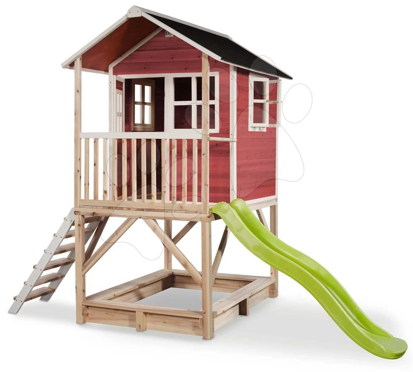 EXIT TOYS EXIT Loft 500 Holzspielhaus - Rot