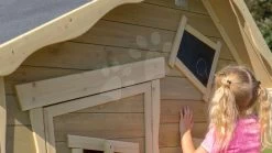 EXIT TOYS EXIT Crooky 500 Holzspielhaus - Graubeige -Spielzeug Theater Verkäufe 50450000 d exittoys lifestyle