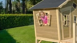 EXIT TOYS EXIT Crooky 700 Holzspielhaus - Graubeige -Spielzeug Theater Verkäufe 50470000 c exittoys lifestyle