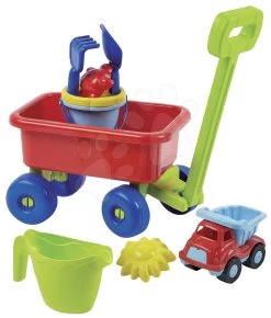 Set Häuschen Pretty Blue Smoby Mit Sommerküche, Schleppwagen Mit Eimerset Und Sandförmchen Ab 24 Monaten -Spielzeug Theater Verkäufe 529 a ecoiffier vozik 1