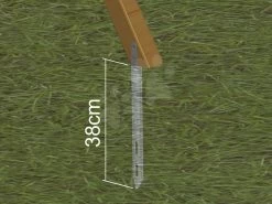 EXIT TOYS EXIT Ankerset Für Spielgeräte Und Spielhäuser (4 Stück)